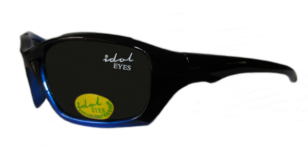 Kids I - IE5436, Black-blue frame with G-15 lens, side view