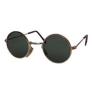 IE 059 Gold, Classic metal round sunglasses