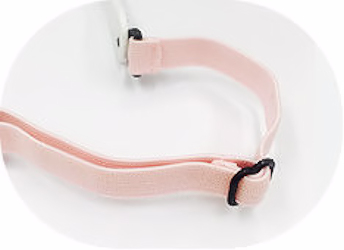 IE5630 baby pink adjustable elastic headband